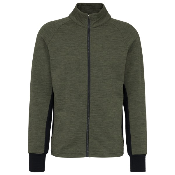 Stoic MerinoFleece260 FlenSt. II Jacket Merinovest Olijfgroen