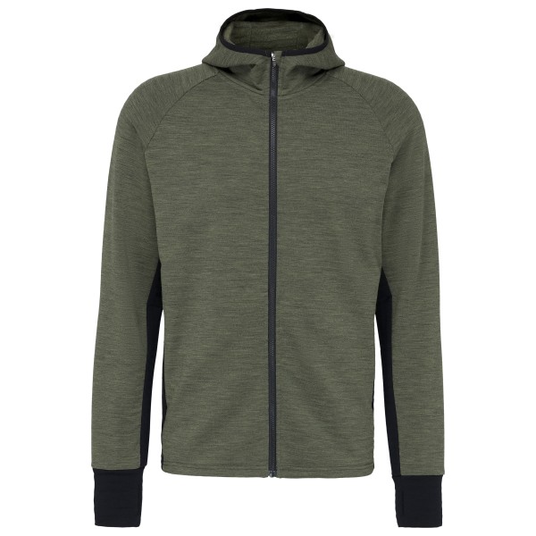 Stoic MerinoFleece260 FlenSt. II Zip Hoody Merinohoodie Olijfgroen