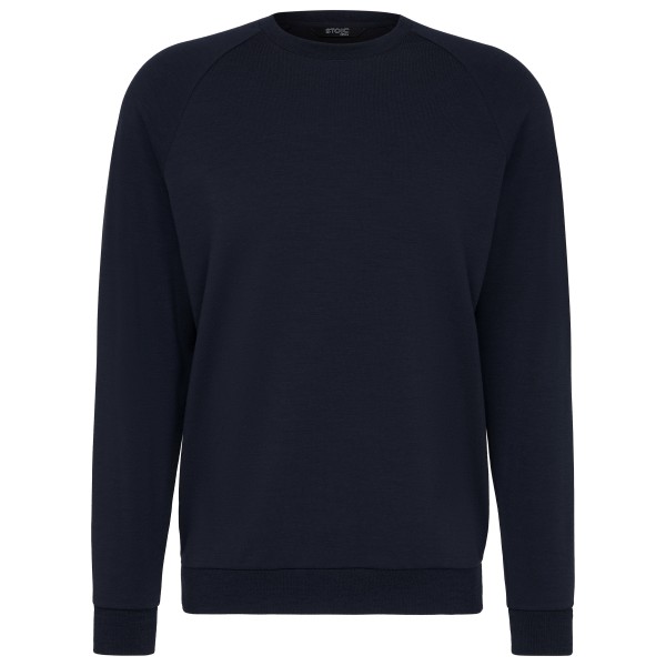 Stoic MerinoFleece270 MMXX.Lulea Crew Merinotrui Blauw