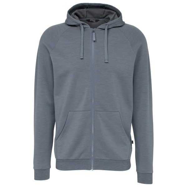 Stoic MerinoFleece270 MMXX.Lulea Zip Hoody Merinohoodie Grijs