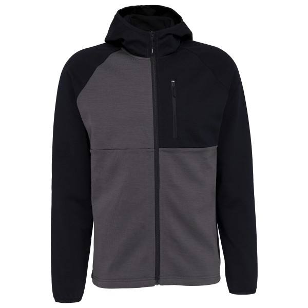 Stoic MerinoFleece335 KuolpaSt. III Zip Hoody Merinohoodie Zwart