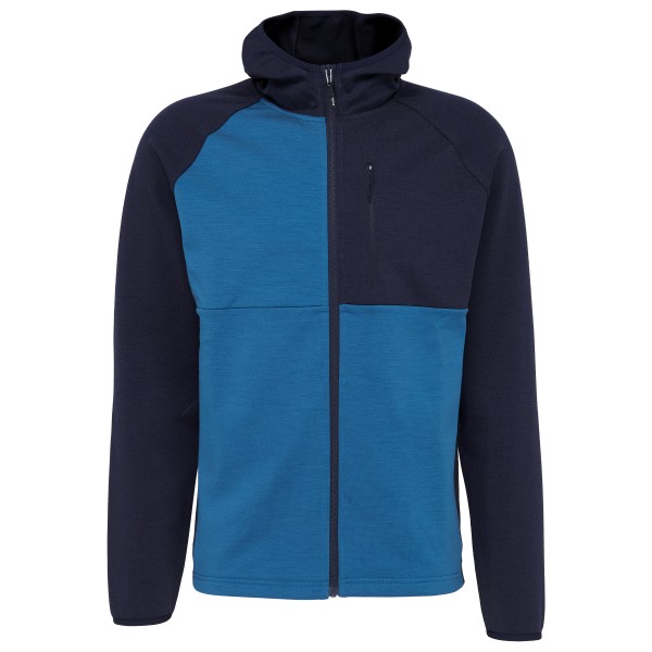 Stoic MerinoFleece335 KuolpaSt. III Zip Hoody Merinohoodie Blauw