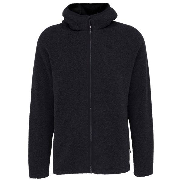 Stoic MerinoPile RissnaSoftSt. Zip Hoody Merinohoodie Zwart