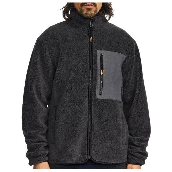 Revolution Pocket Teddy Jacket Fleecevest Zwart