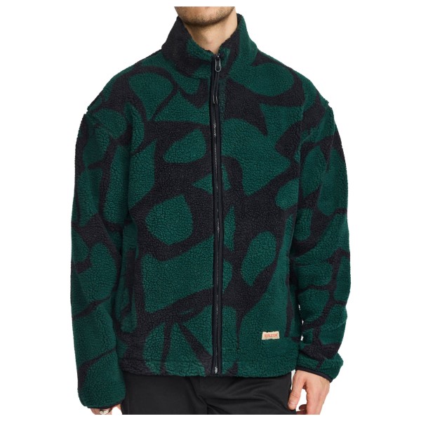 Revolution Printed Teddy Jacket 7025 Fleecevest Zwart