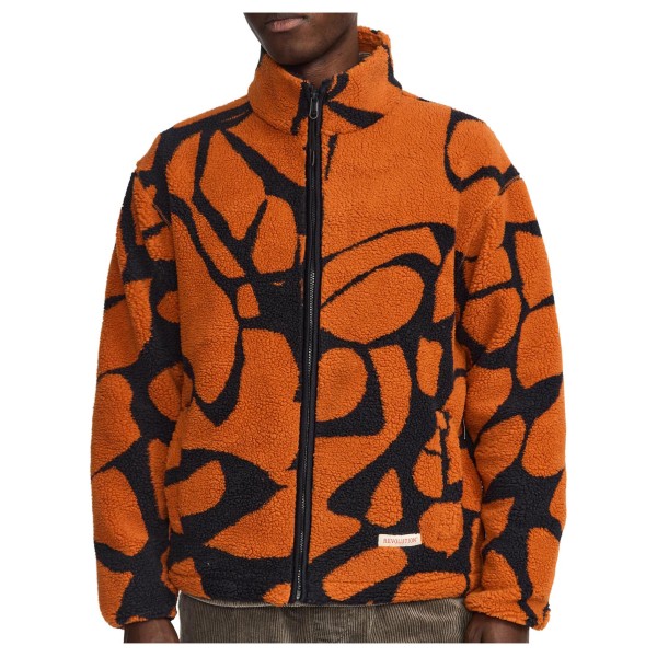 Revolution Printed Teddy Jacket 7025 Fleecevest Bruin