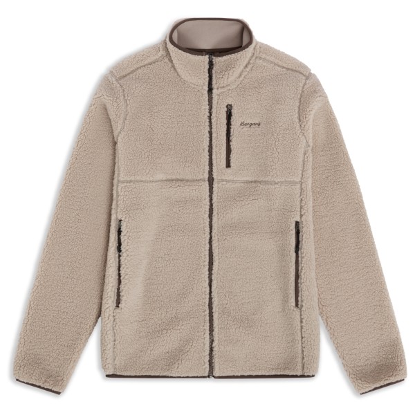 Bergans Lunnan Pile Fleece Jacket Fleecevest Beige