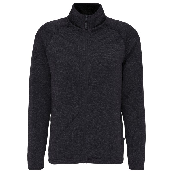 Heber Peak CrownHe. II Knit Jacket Fleecevest Zwart
