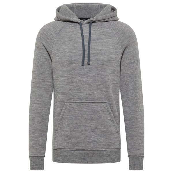 Stoic MerinoWarmFleece SolbergSt. Hoody Merinohoodie Grijs