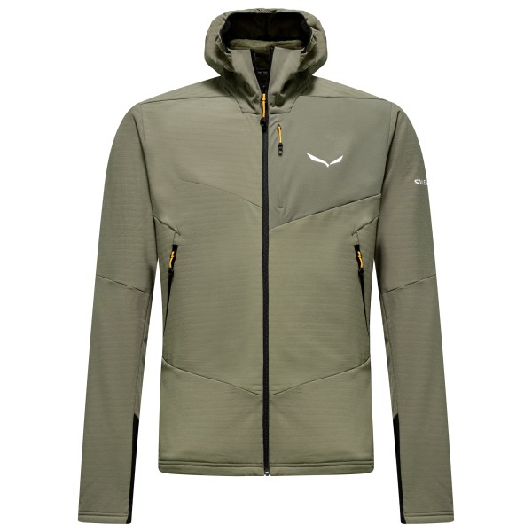 Salewa Ortles Fleece HD FZ Fleecevest Olijfgroen