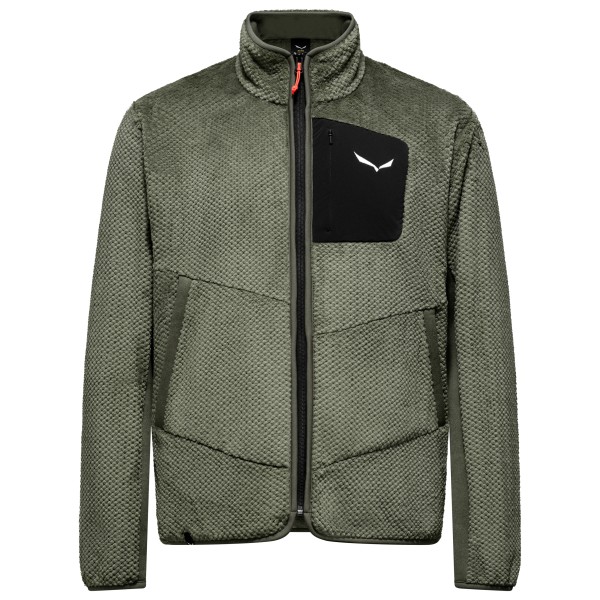 Salewa Puez Warm FZ Fleecevest Olijfgroen
