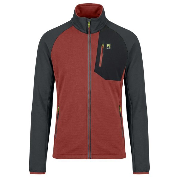 Karpos Odle Evo Full Zip Fleece Fleecevest Rood