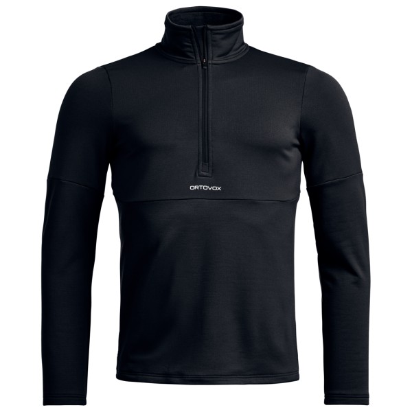 Ortovox Fleece Light Zip Neck Fleecetrui Zwart