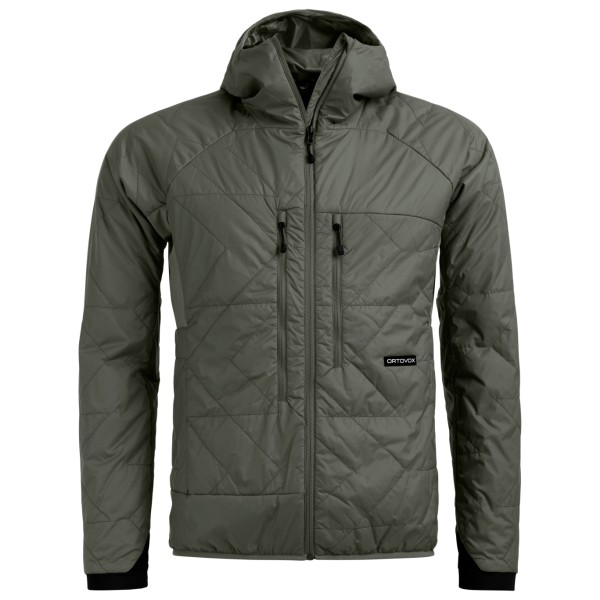 Ortovox Venet Swisswool 60 Jacket Merinovest olijfgroen Grijs