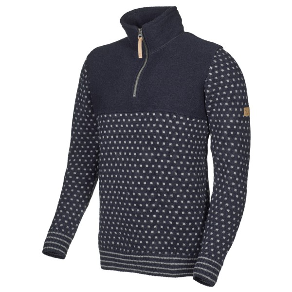 Ivanhoe of Sweden Sverre Half Zip Wollen trui Blauw