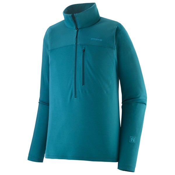 Patagonia - R1 Ultralight 1/2-Zip - Fleecepullover Gr S türkis/blau