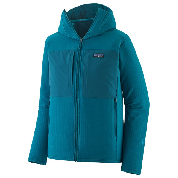 Patagonia R2 Techface Hoody Fleecevest Blauw