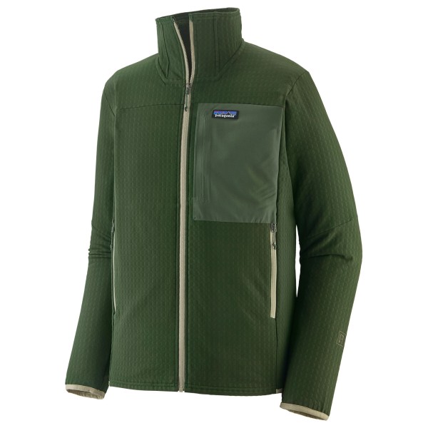 Patagonia R2 Techface Jacket Fleecevest /olijfgroen
