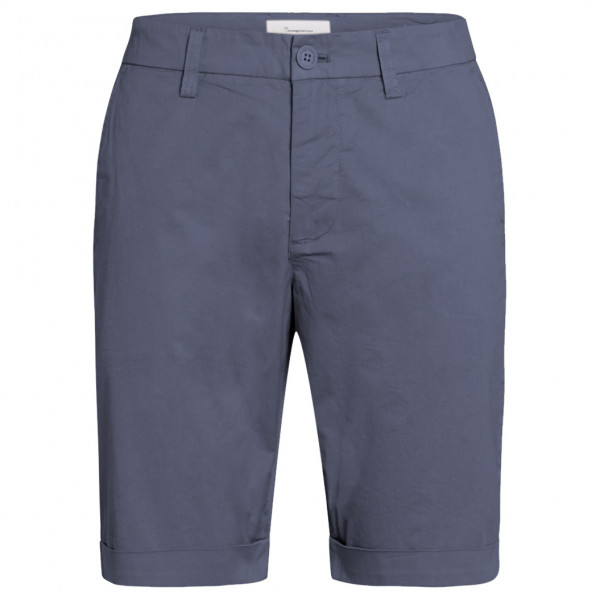 KnowledgeCotton Apparel - Chuck Regular Chino Poplin Shorts Vegan - Freizeithose Gr 28;29;31;36 blau;lila