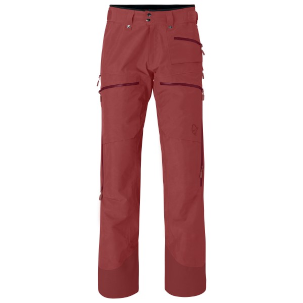 Norrøna Lofoten GORE-TEX Insulated Pants Skibroek Rood