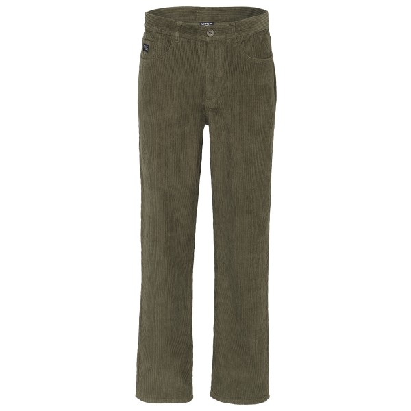 Stoic MMXX.Mora Cord Pants Vrijetijdsbroek olijfgroen Bruin