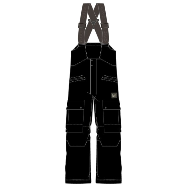 CMP Salopette 36W4247 Skibroek Zwart
