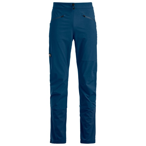 Ortovox Venet Softshell Pants Softshellbroek Regular Blauw