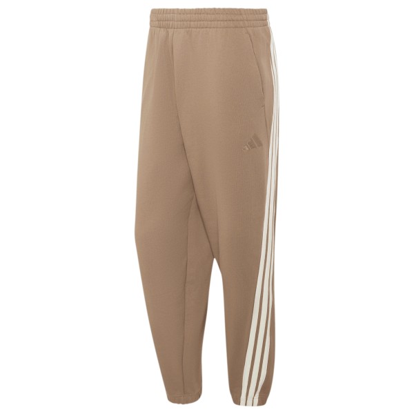 adidas – Adidas Kit 3-Stripes Regular Cuffed Pant – Trainingsbroek maat S, Beige