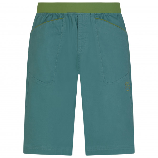 Image of La Sportiva - Flatanger Short - Kletterhose Gr L;M;S;XL;XXL grau;rot;türkis bei Bergfreunde.ch - der Outdoor Shop