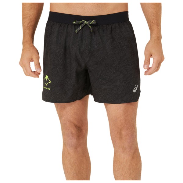 Image of Asics - Fujitrail All Over Print 5""' Short - Laufshorts Gr L schwarz'