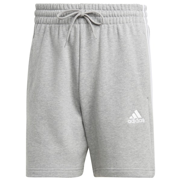 Image of adidas - Essentials French Terry 3-Stripes Shorts - Shorts Gr L grau