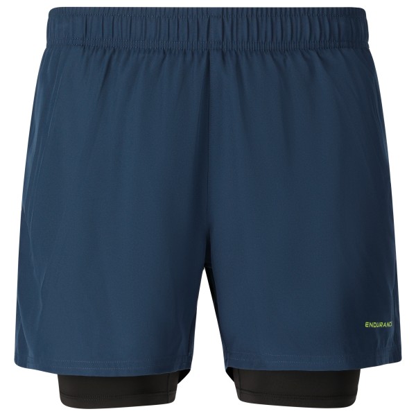 ENDURANCE Kros 2-in-1 Shorts Laufshorts Herren Roadrunning (Gr 3XL |blau)