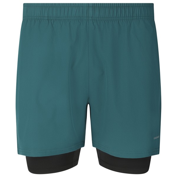 ENDURANCE Kros 2-in-1 Shorts Hardloopshort /turkoois Blauw