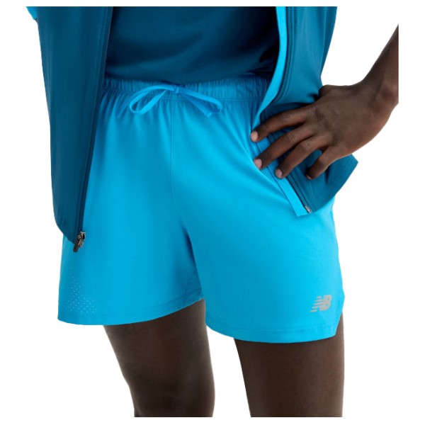 New Balance RC Short 5” Hardloopshort Blauw
