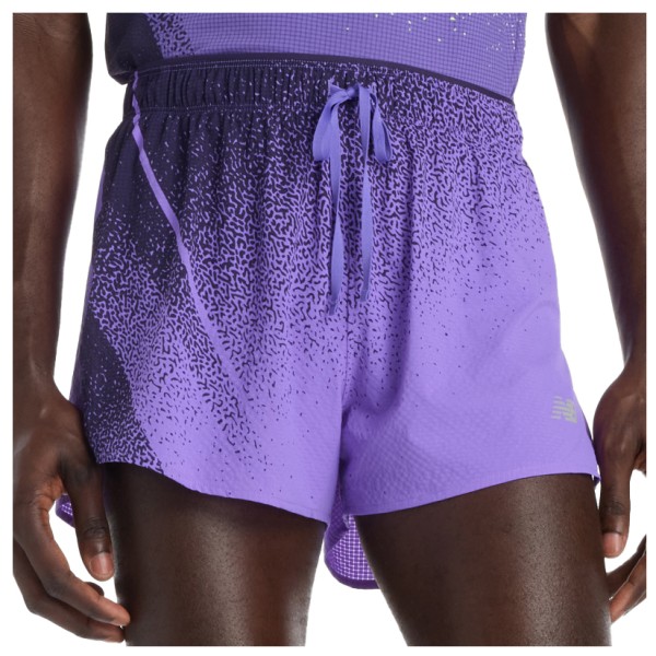 New Balance RC Ultra Light Printed Short 3 Laufshorts Herren (Gr XL |lila)