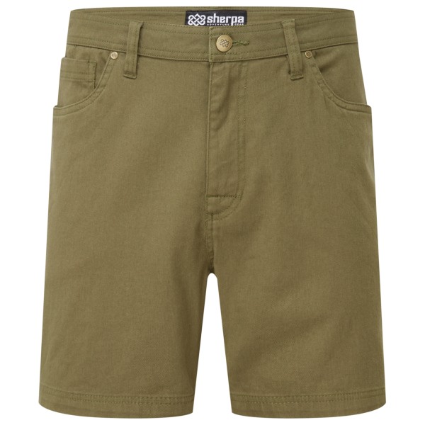 Sherpa – Dando 5 Pocket Short – Short maat 34, Olijfgroen