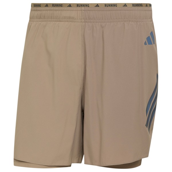 adidas – Adi365 Formotion 2in1 – Hardloopshort maat L, Beige