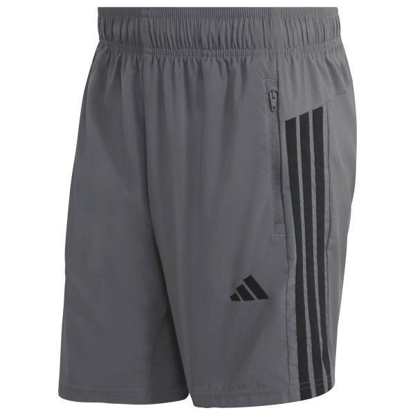 adidas Workout Essentials Base 3 Stripes Woven Short Short Length: 7” Grijs