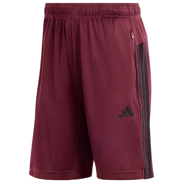 adidas Workout Essentials Base 3-Stripes Pique Short Short Length: 9” Rood