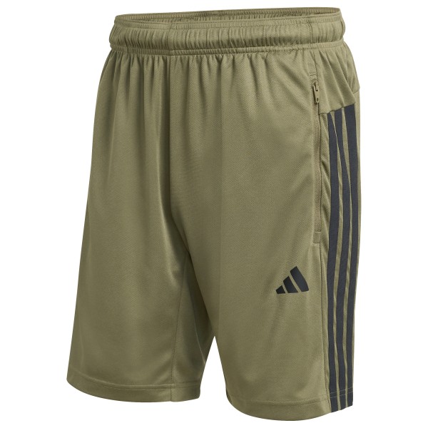 adidas - Workout Essentials Base 3-Stripes Pique Short - Shorts Gr M - Length: 9'' oliv