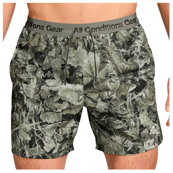 Nike ACG Dri-Fit Essential 6 Brief Shorts AOP Hardloopshort Olijfgroen