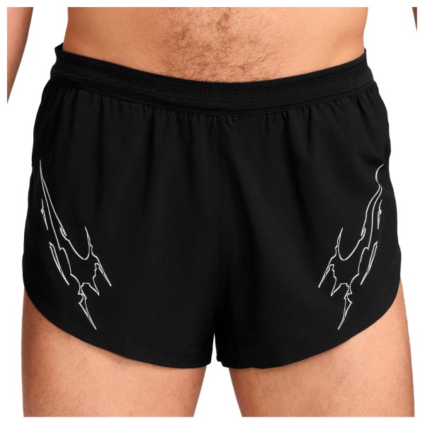 Nike Dri-Fit ADV Aeroswift 2” Brief GFX Short Hardloopshort Zwart