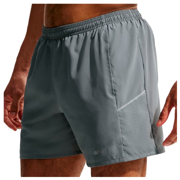 Nike Dri-Fit Miler 5” Brief Short Hardloopshort Grijs