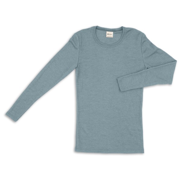 Engel – Shirt L/S – Merino-ondergoed maat , turkoois Turquoise