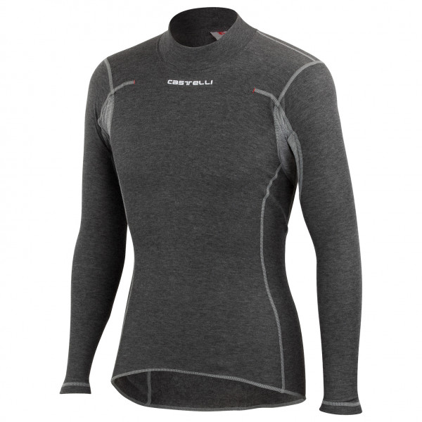 Image of Castelli - Flanders Warm L/S - Velounterhemd Gr L grau