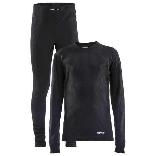 Image of Craft - Kid"s Core Dry Baselayer Set - Kunstfaserunterwäsche Gr 110/116 schwarz'