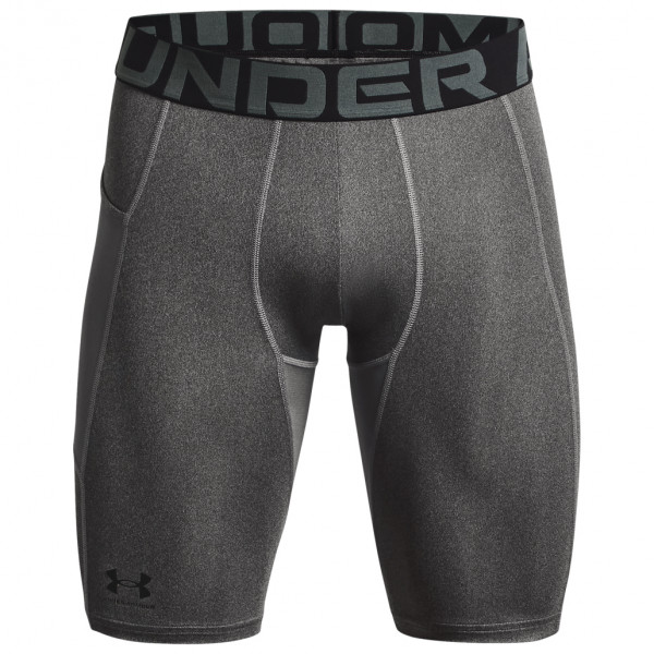 Image of Under Armour - Heatgear Pocket Long Shorts - Kompressionswäsche Gr 3XL - Regular;L - Regular;M - Regular;S - Regular;XL - Regular;XXL - Regular grau;schwarz