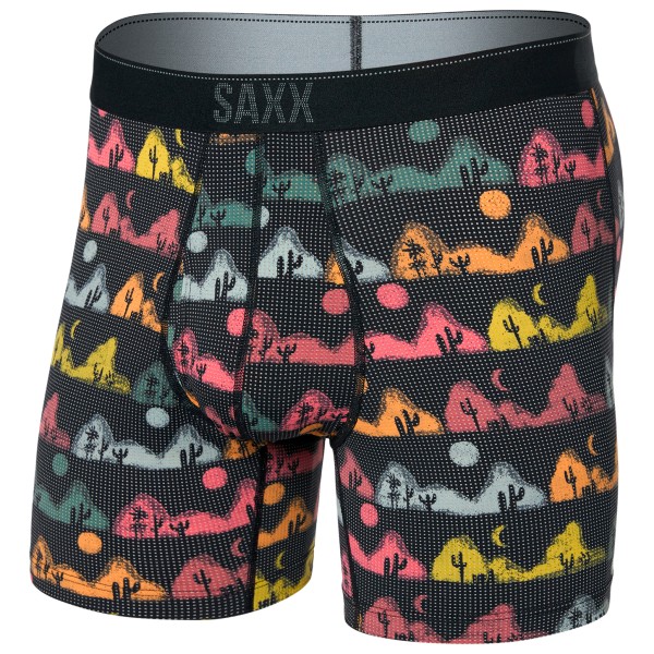 Image of Saxx - Quest Quick Dry Mesh Boxer Brief Fly - Kunstfaserunterwäsche Gr L;M;S;XL;XS;XXL blau;grau;schwarz