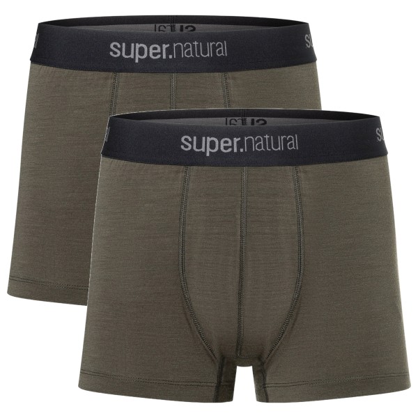 Image of super.natural - Tundra 175 Boxer 2 Pack - Unterhose Gr 46 - S braun