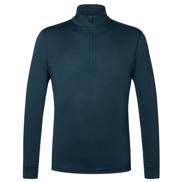 Image of super.natural - Tundra 175 Quarter Zip - Longsleeve Gr 3XL;L;M;S;XL;XXL blau;schwarz